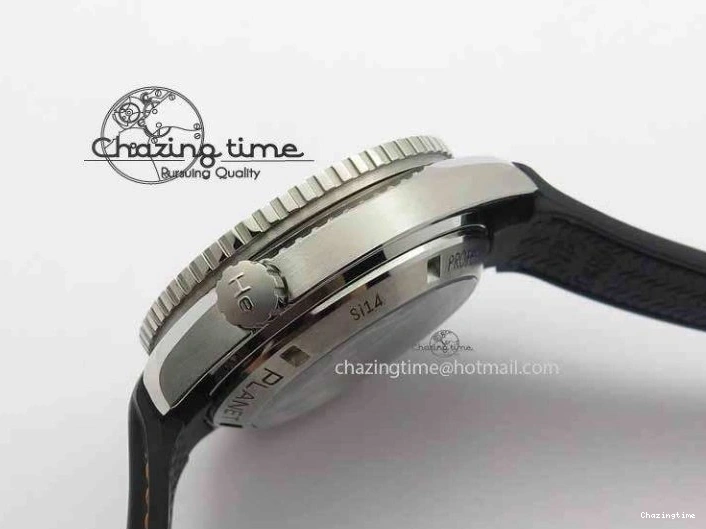 0131 Planet Ocean Master Chrono 45mm SS OM 1:1 Best Edition Black Dial Orange 12 On Rubber Strap A Durable 8169